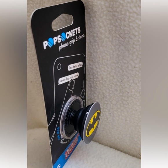 PopSockets Collapsible Grip & Stand Cell Smartphone Tablet Batman Justice League - Picture 2 of 3